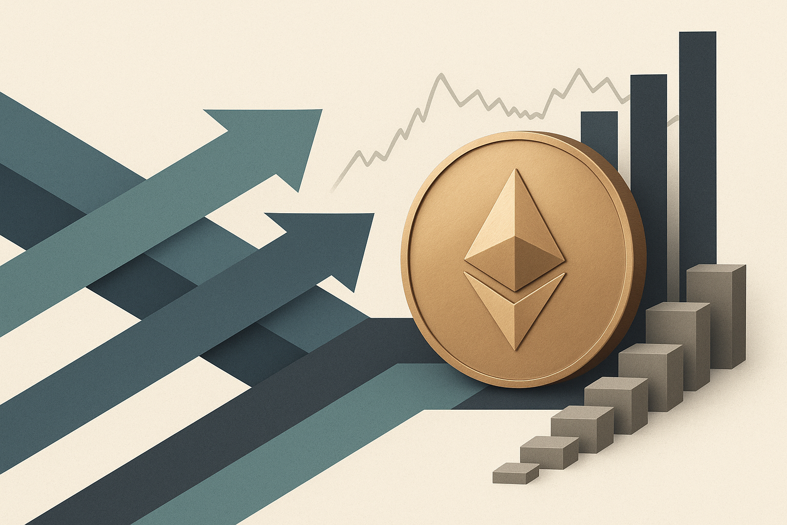Ethereum-ETFs: Vier Tage Zuflüsse treffen auf schwindendes Börsenangebot